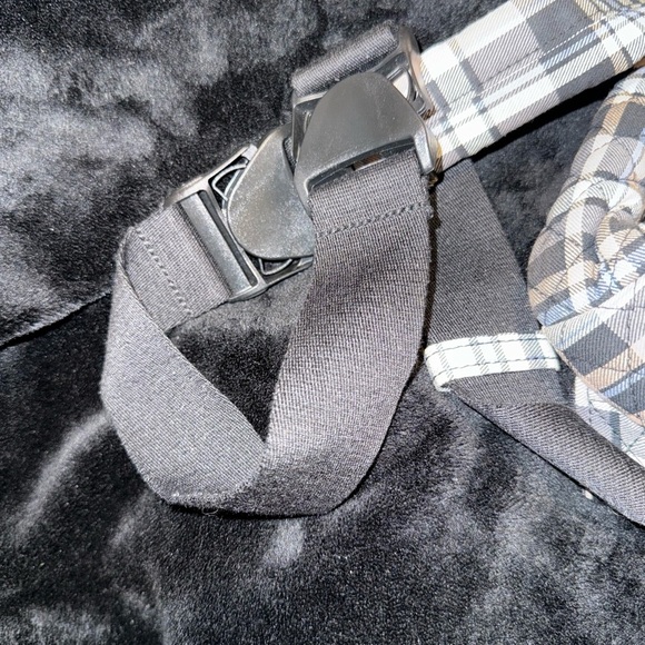 Vera Bradley Checkered Backpack - Black, Tan, Cream - Picture 8 of 16